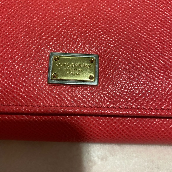 Dolce&Gabbana Mini Von Chain wallet -red - Picture 2 of 6